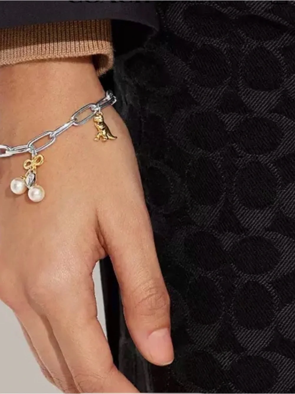 NWOT Coach Charm Bracelet